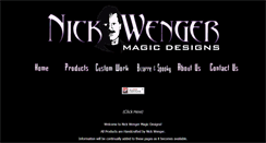 Desktop Screenshot of nickwengermagic.com